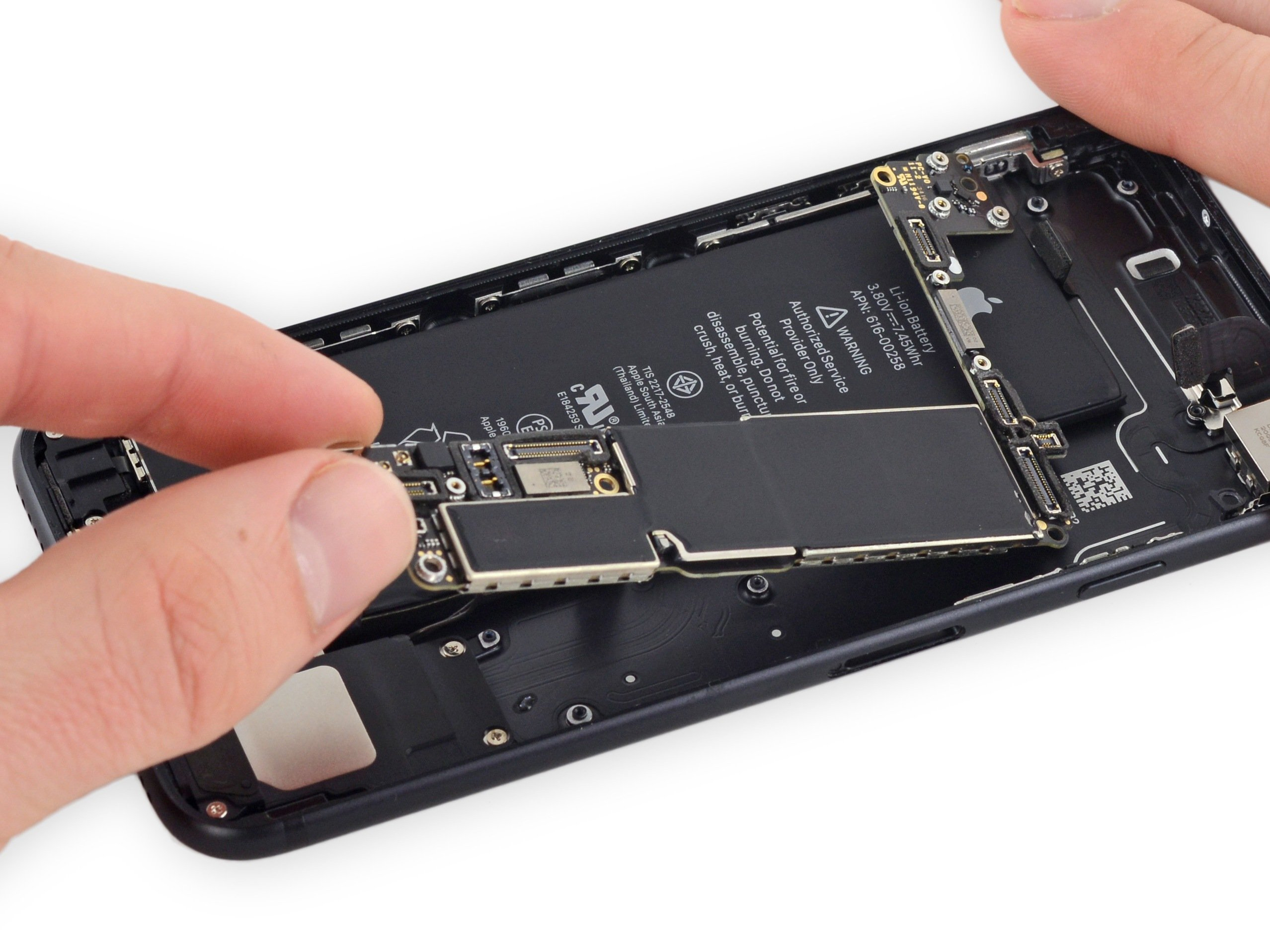 Apple mobile phone motherboard electronic components display Apple mobile phone motherboard electronic components display